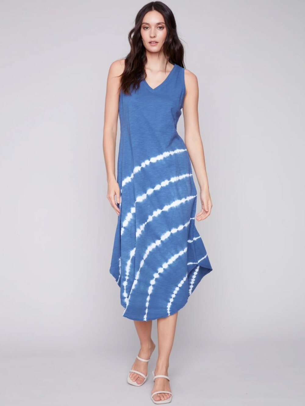 NWT Charlie B V-Neck Dress – Size Large (Style C3125T-251B)